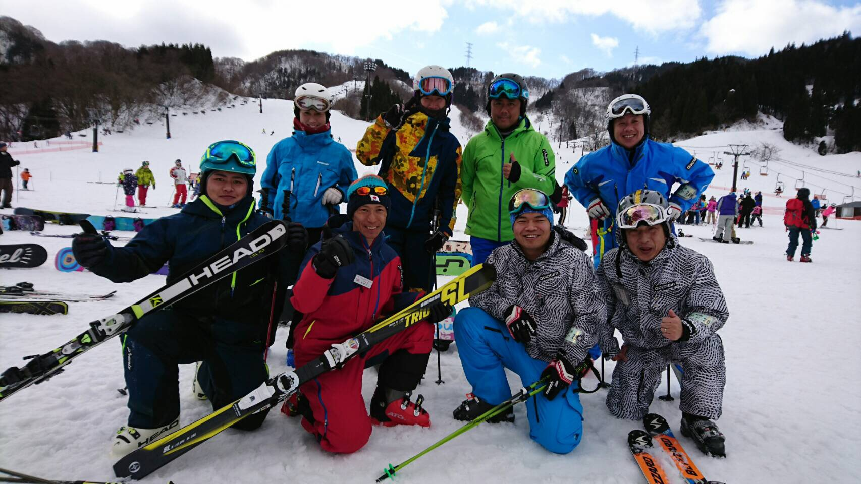 代表と滑ろう会 今庄365スキー場